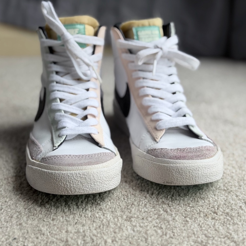 Nike Blazer Mid '77 Vintage 'Have A Good Game' White Pastel High Top Sneakers - Picture 7 of 11
